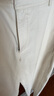 無(wú)印良品（MUJI）女式 絲光斜紋 桶型寬版褲 褲子女款25年秋季女裝 BE1TEC5A 象牙色 M （160/66A） 曬單實(shí)拍圖