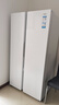 海爾（Haier）冰箱雙開(kāi)門(mén)對開(kāi)門(mén)纖薄一級能效620升雙變頻風(fēng)冷無(wú)霜大容量節能保鮮家用冰雪白 國家補貼20% 620升大容量+黑金凈化+90°開(kāi)門(mén)懸停 曬單實(shí)拍圖
