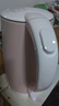 美的（Midea）電熱水壺家用電水壺?zé)畨?雙層防燙 0涂層食品級(jí)304不銹鋼 1500W快速沸騰 1.7L大容量 HJ1705 曬單實(shí)拍圖