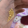 喜上眉梢喜飾黃金古法金珠999足金散珠硬金光面磨砂轉運珠路路通圣誕禮物 4mm 重版光珠三顆 0.6g 曬單實(shí)拍圖