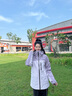 Columbia哥倫比亞戶(hù)外25秋冬新品鈦金防水金點(diǎn)夾棉滑雪服WR0490 551亞太修身版型珍珠紫拼淺紫 L (165/88A) 曬單實(shí)拍圖