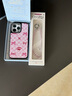 FUNNY RICH櫻桃蝴蝶結適用iPhone16ProMax手機殼蘋果15puls新款磁吸保護套14女款防摔高級感ins可愛 黑框（磁吸款）+夢幻粉晶手機鏈H11 iPhone 15 Pro Max 曬單實拍圖