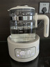 摩飛電器（Morphyrichards）全玻璃恒溫水壺嬰兒調(diào)奶器家用恒溫壺沖奶泡奶機(jī)調(diào)奶器MR5602 椰奶白 1.2L 曬單實(shí)拍圖