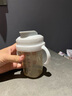 安配方形奶瓶學(xué)飲嘴直飲水杯蓋（適配赫根方形奶瓶）二代白色 曬單實(shí)拍圖