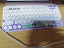 羅技（Logitech）K380無(wú)線(xiàn)藍牙鍵盤(pán) 網(wǎng)紅女生可愛(ài)超薄便攜辦公鍵盤(pán) 筆記本電腦手機iPad平板MAC薄膜鍵盤(pán) K380 庫洛米【辦公鼠標墊】 曬單實(shí)拍圖