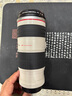 佳能\Canon EF70-200 二手單反鏡頭全畫幅鏡頭胖白 小白三代中長焦遠(yuǎn)攝變焦紅圈 人像鏡頭 70-200 F4 IS愛死小小白（防抖） 99新 曬單實拍圖