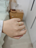 曼卡龍黃金戒指蔚藍(lán)·藍(lán)海暮色足金戒指女金首飾送女友蔚藍(lán)禮物 13# 2.96g 曬單實拍圖