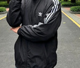 adidas休閑簡(jiǎn)約三條紋梭織立領(lǐng)夾克外套男裝秋季阿迪達(dá)斯三葉草   黑色 (偏小，推薦買大1碼)   M 曬單實(shí)拍圖