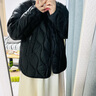 冰潔BINJORA 25秋冬新款95鴨絨羽絨服女保暖圓領(lǐng)服廓形外套J5300EB33T 曬單實(shí)拍圖