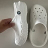 crocs卡駱馳洞洞鞋貝雅男鞋女鞋輕便耐磨一腳蹬拖鞋休閑鞋|10126 白-100 36 /37(220mm) 曬單實(shí)拍圖