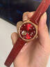 瑞士浪琴手表女士時(shí)尚奢華機械表十大品牌夜光防水超薄適用女表 升級版L6498玫金紅面-皮帶 曬單實(shí)拍圖