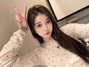 優(yōu)衣依庫女裝時尚長袖T恤女2025新品秋冬季秋衣圓領(lǐng)減齡打底衫 輕奢卡 L 曬單實拍圖