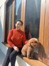 金兔媽媽半高領(lǐng)2025新款100%純羊毛打底衫中老年人女秋冬保暖純色毛衣 桔紅色 【100%純羊毛】 2XL 【建議120-135斤】 曬單實(shí)拍圖