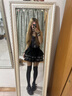 JUZEELY立體十字架性吊帶一體過(guò)膝襪Lolita天鵝絨黑白純色少女長(cháng)筒襪 【2雙裝】亮白+雅黑-十字架 2雙 均碼 個(gè)性吊帶襪【適合70-150斤】 曬單實(shí)拍圖