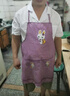 勤度學(xué)校食堂人員工作服廚房工衣廚師短袖男女后廚透氣夏裝幼兒園烘培 白色長袖反領(lǐng)棉布+布帽子+圍裙 M 曬單實(shí)拍圖