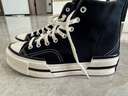 匡威（Converse）官方Chuck 70 Plus男女解構高幫運動(dòng)鞋黑色A00916C A00916C 41 曬單實(shí)拍圖