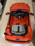 星辰皓寶馬M5兒童電動(dòng)車(chē)四輪汽車(chē)遙控玩具車(chē)可坐人小孩寶寶童車(chē)帶推桿 紅色【軟輪+皮座+搖擺+站板】 曬單實(shí)拍圖