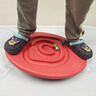 感統訓練器材平衡板兒童家用蹺蹺板前庭運動(dòng)平衡器幼兒園戶(hù)外玩具 感統訓練平衡板 紅色 曬單實(shí)拍圖