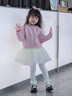 G.DUCKKIDS小黃鴨女童春裝套裝嬰兒童衣服女寶寶1-3歲2連衣裙開(kāi)衫三件套秋季 GQ039粉色 90 建議20-25斤9個(gè)月-1歲 曬單實(shí)拍圖