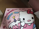 禮美達hellokitty禮物盒生日禮盒空盒子禮品包裝盒大號紙箱高級感送女生 粉色拉菲草+開(kāi)蓋即亮燈 kitty4號46*34*36（裝鞋盒*2） 曬單實(shí)拍圖