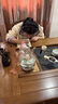 WVD女童加絨加厚衛衣秋冬裝大兒童衣服時(shí)髦洋氣女孩翻領(lǐng)上衣寶寶 杏色0518款 杏色0518款 110 CM 曬單實(shí)拍圖