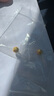中國黃金（CHINA GOLD）金錢(qián)珠黃金轉運珠999足金珠子DIY配件生日禮物 足金金錢(qián)珠約0.1g【單轉運珠】【紀念品】 曬單實(shí)拍圖