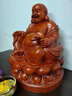 花梨木雕風(fēng)水鎮(zhèn)宅彌勒佛像擺件元寶坐蓮笑佛實(shí)木質(zhì)雕刻家居送禮 高15CM花梨木彌勒佛 曬單實(shí)拍圖