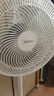 美的（Midea）電風扇 家用七葉立式落地扇宿舍臥室輕音節(jié)能搖頭桌面小風扇大風力空氣循環(huán)風扇 SAF30AC  曬單實拍圖