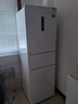 美的（Midea）283白色三門(mén)三開(kāi)門(mén)大容量家用小型電冰箱一級能效風(fēng)冷無(wú)霜租房小冰箱多門(mén)以舊換新【國家補貼】 曬單實(shí)拍圖