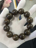 梵心閣金絲楠手串滿波紋陰沉木佛珠老綠料小葉楨楠沉香級(jí)烏木文玩送禮 滿水波20mm*13顆 曬單實(shí)拍圖