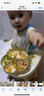 英氏（YEEHOO）兒童分格餐盤寶寶硅膠餐具嬰幼兒摔防燙吸盤吃飯輔食碗 若苗白 曬單實拍圖