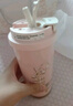 Vanow保溫杯櫻花女生咖啡陶瓷內(nèi)膽吸管杯子家居館水杯畢業(yè)季送老師禮物 曬單實(shí)拍圖