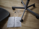 宜家（IKEA）FLINTAN福通電腦椅書桌椅子升降轉(zhuǎn)椅家用 灰色固定扶手 曬單實(shí)拍圖