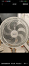 美的（Midea）電風扇 家用七葉立式落地扇宿舍臥室輕音節(jié)能搖頭桌面小風扇大風力空氣循環(huán)風扇 SAF30AC  曬單實拍圖