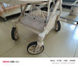 ANGI BABY嬰兒車四輪萬向嬰兒推車可坐可躺帶減震一鍵折疊雙向遛娃神器推車 米咖色【四輪萬向+避震+雙向】 嬰兒推車高景觀雙向推行輕便攜帶 曬單實拍圖