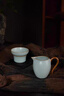 言和堂汝窯開(kāi)片茶漏茶濾網(wǎng)泡茶神器濾茶器茶葉過(guò)濾陶瓷茶隔功夫茶具配件 汝窯-柏采圓茶漏組+汝窯-公道杯 曬單實(shí)拍圖