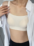 貓人兩面穿無(wú)痕內(nèi)衣女士聚攏收副乳防下垂無(wú)鋼圈粉底液隱形背心文胸罩 【2件裝】燕麥色+絲絨紅 L /ABC通杯【建議130-160斤】 曬單實(shí)拍圖