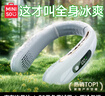 名創(chuàng)優(yōu)品【首款熱銷100W+】掛脖風(fēng)扇制冷款超導(dǎo)雙冰感超輕不壓脖靜音便攜超長續(xù)航小風(fēng)扇學(xué)生戶外辦公室 【冰霜白|超輕頂配款】 4000mAh 曬單實拍圖