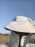 伯希和（Pelliot）防曬衣服男款戶外冰絲夏季防紫外線透氣外套釣魚服11121269灰3XL 曬單實拍圖