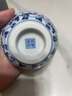 景德鎮(zhèn)（jdz）陶瓷茶杯手繪青花主人杯高檔個人專用中式壓手杯七夕禮物纏枝蓮 曬單實拍圖