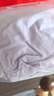 李寧（LI-NING）兒童泳衣女童長(zhǎng)袖防曬分體專業(yè)沖浪服印花長(zhǎng)褲游泳裝備0091紫160 曬單實(shí)拍圖