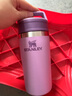 STANLEY咖啡杯保溫杯不銹鋼杯子水杯美式外帶便攜咖啡杯354毫升-丁香紫 曬單實拍圖