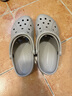 crocs卡駱馳洞洞鞋貝雅男鞋女鞋輕便耐磨一腳蹬拖鞋休閑鞋|10126 卵石色-2V3 43 (270mm) 曬單實(shí)拍圖