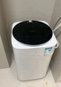 美的（Midea）迷你洗衣機 MB30V21EPLUS 3KG嬰兒小型兒童內(nèi)衣洗衣機 全自動波輪 省電 健康除螨宿舍 以舊換新 曬單實拍圖