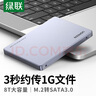 綠聯(lián) M.2 NGFF轉(zhuǎn)SATA移動硬盤盒 2.5英寸外置SATA串口轉(zhuǎn)接卡硬盤殼適用筆記本電腦外接機(jī)械固態(tài)SSD硬盤 曬單實(shí)拍圖