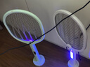 久量電蚊拍鋰電滅蚊拍家用充電量顯示蚊燈照明壁掛紫光誘蚊基孔肯雅熱 曬單實(shí)拍圖