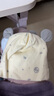 婧麒（JOYNCLEON）新生嬰兒帽子0-6個(gè)月純棉男女寶寶雙層秋冬胎帽囟門帽  Jyf174243 曬單實(shí)拍圖