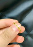 鴛鴦金樓足金999傾心戒指黃金簡(jiǎn)約金戒子七夕情人節(jié)禮物送女友老婆 金重約3g 12# 曬單實(shí)拍圖