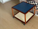 小萬(wàn)家具實(shí)木鋼化玻璃棋盤(pán)移動(dòng)茶幾包豪斯中古風(fēng)客廳邊幾組合 棋盤(pán)茶幾 無(wú)規格 曬單實(shí)拍圖