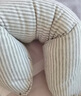 名創(chuàng)優(yōu)品（MINISO）面包粒子枕U型枕學(xué)生午睡枕旅行便攜護(hù)頸枕辦公室頭枕靠枕藍(lán)灰色 曬單實(shí)拍圖